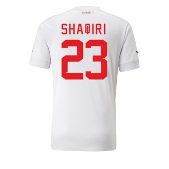 Schweiz Xherdan Shaqiri #23 Borta Kläder VM 2022 Kortärmad